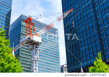 Construction site of skyscrapers Construction site of skyscrapers 139775287