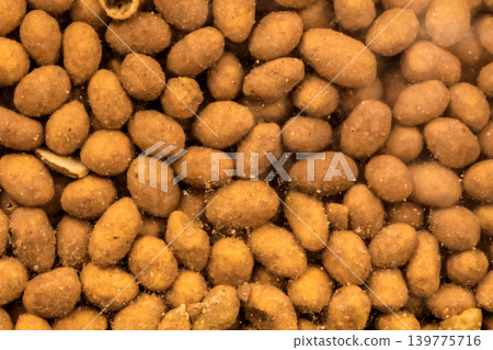 Crispy snack food eat nutrition delicious nut shelled organic dry background brown color Crispy snack food eat nutrition delicious nut shelled organic dry background brown color 139775716