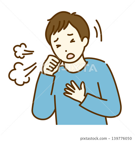 A man who coughs A man who coughs 139776050