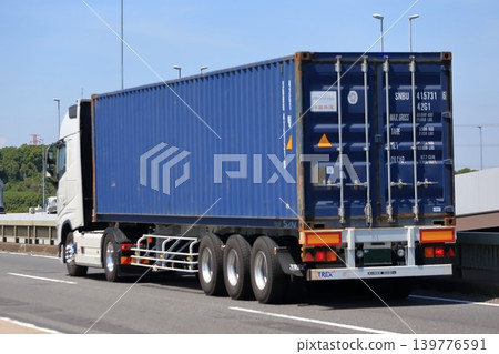 Swedish trailer truck Swedish trailer truck 139776591