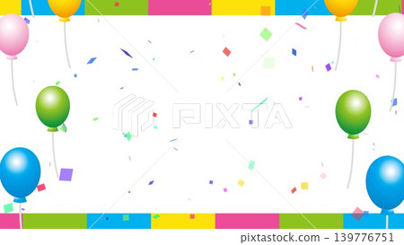 Confetti, party, celebration, illustration, countdown, numbers, birthday, event, celebrate, birthday, fun 139776751