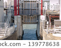 [Sumiyoshi Sluice of the Sumida River Tsukishima] 139778638