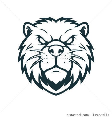 beaver mascot logo illustration vector design template simple and modern style beaver mascot logo illustration vector design template simple and modern style 139779114