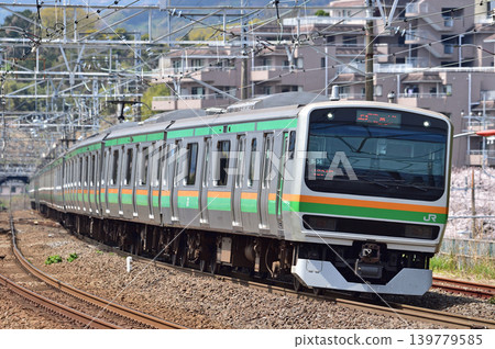 Tokaido Main Line Manazuru JR East E231 series 1000 series S-34 formation (Kouzu) Tokaido Main Line Manazuru JR East E231 series 1000 series S-34 formation (Kouzu) 139779585