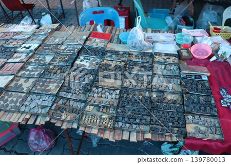 Market Stall Display of Souvenirs and Trinkets 139780013