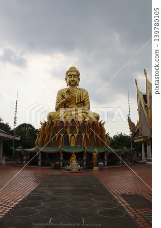 Golden Buddha Statue at Temple Complex Golden Buddha Statue at Temple Complex 139780105