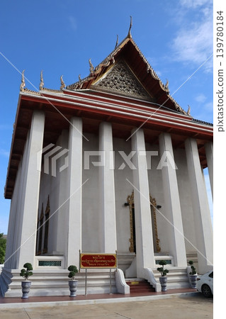 Traditional Thai Architectural Building with Columns Traditional Thai Architectural Building with Columns 139780184