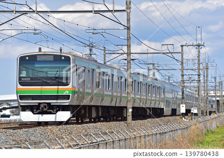 東北本線、栗橋-東鷲宮、JR東日本、E231系列1000系列、K-02列車(神津) 東北本線、栗橋-東鷲宮、JR東日本、E231系列1000系列、K-02列車(神津) 139780438