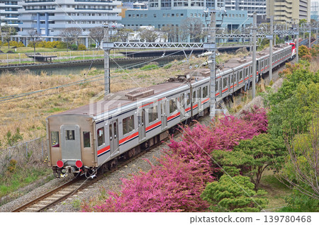東海道本線、櫻木町~東高島、JR貨運DD200-6(愛知)+東急3000系列3008編組 東海道本線、櫻木町~東高島、JR貨運DD200-6(愛知)+東急3000系列3008編組 139780468