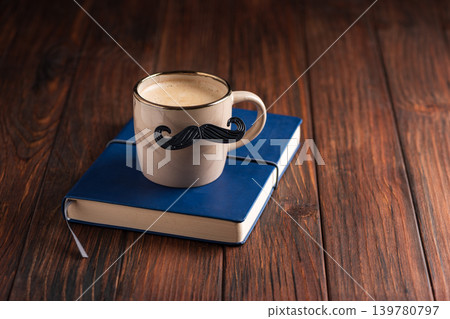 Mustache mug coffee book celebrating a special dad Mustache mug coffee book celebrating a special dad 139780797