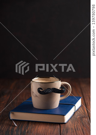 Mustache mug coffee book celebrating a special dad Mustache mug coffee book celebrating a special dad 139780798