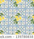 Amalfi Lemon Branches Ceramic Tile Pattern 139780838