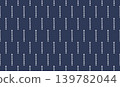 Hand-drawn style vertical dot seamless pattern (navy background) 139782044