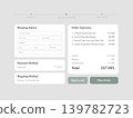 Light Mode Order Placement Interface for Tablet or Laptop 139782723