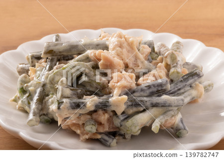 【秋田縣產蕨菜】鮪魚蛋黃醬蕨菜 139782747