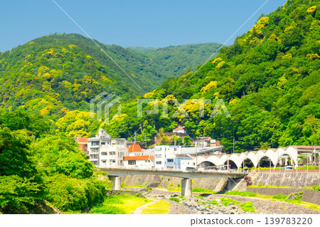 Kanagawa Prefecture - Hakone Yumoto hot spring town in early summer Kanagawa Prefecture - Hakone Yumoto hot spring town in early summer 139783220