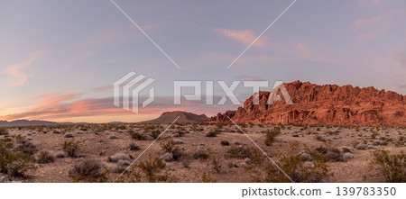 Valley of Fire State Park Nevada Unique Sandstone Formations with Balanced Rock and Sunburst Light Valley of Fire State Park Nevada Unique Sandstone Formations with Balanced Rock and Sunburst Light 139783350