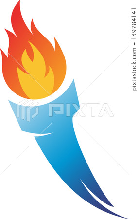 Torch Logo Flame Fire Vector Torch Logo Flame Fire Vector 139784141