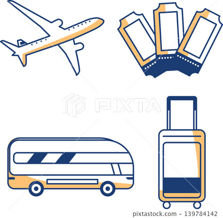 Travel Preparation Vector Icons Travel Preparation Vector Icons 139784142