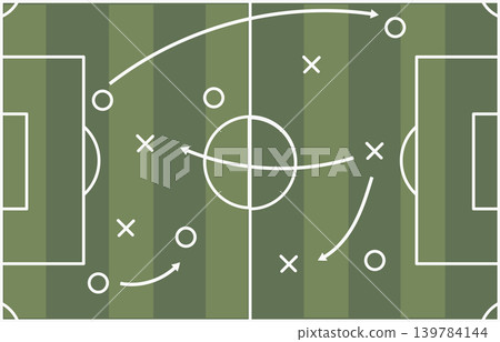 Football Strategy Vector Football Strategy Vector 139784144