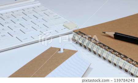 Online learning and flashcard study scene Online learning and flashcard study scene 139784243