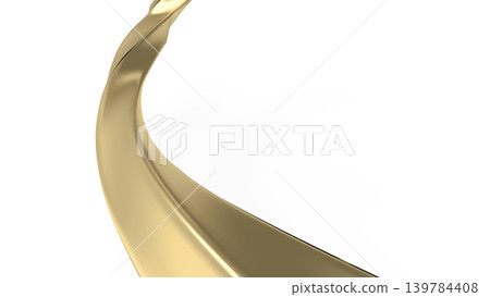 Twisted wave lines make a striking impact on the presentation cover; white background CG Twisted wave lines make a striking impact on the presentation cover; white background CG 139784408
