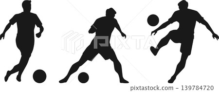 football player silhouette control position set football player silhouette control position set 139784720