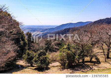 View of the world below from the summit of Mount Tsukuba in Ibaraki Prefecture. View of the world below from the summit of Mount Tsukuba in Ibaraki Prefecture. 139785565
