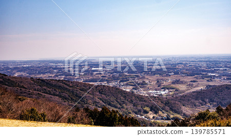 View of the world below from the summit of Mount Tsukuba in Ibaraki Prefecture. View of the world below from the summit of Mount Tsukuba in Ibaraki Prefecture. 139785571