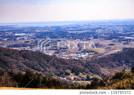 View of the world below from the summit of Mount Tsukuba in Ibaraki Prefecture. View of the world below from the summit of Mount Tsukuba in Ibaraki Prefecture. 139785572