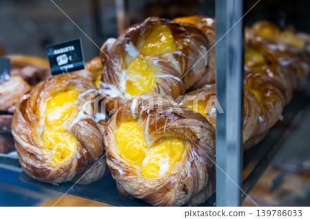 Raquetas de Salamanca for sale in bakery Raquetas de Salamanca for sale in bakery 139786033