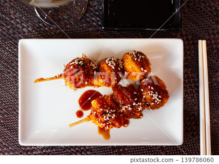 Japanese chicken balls Japanese chicken balls 139786060