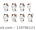 Spotted Cat Set 139786123
