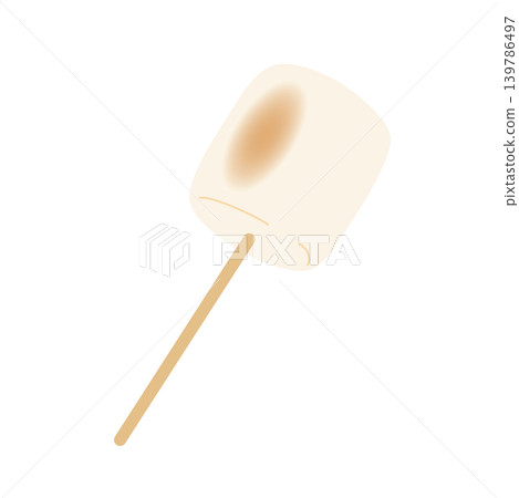 Roasted marshmallows on a stick Roasted marshmallows on a stick 139786497