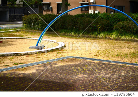 Colorful monkey bars Colorful monkey bars 139786604