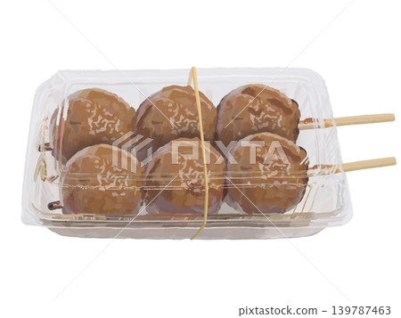 密封包裝的烤雞肉丸 139787463