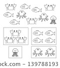 Math: Classifying Sea Creatures - Numbers up to 4 139788193