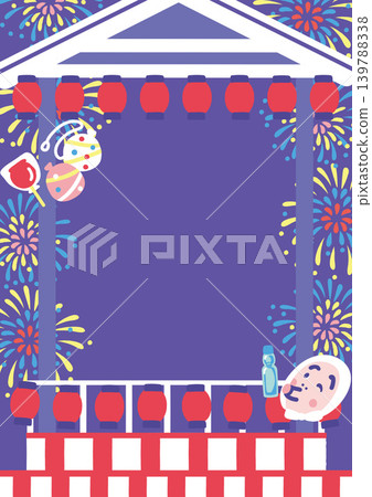 夏季節慶－節慶舞台背景插圖 139788338