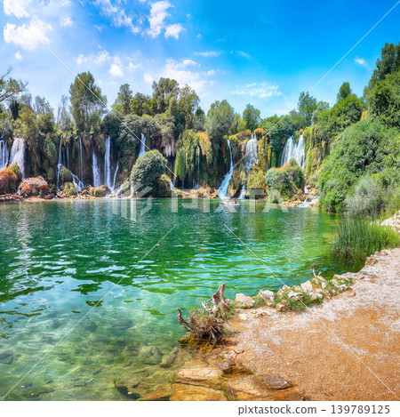 Fabulous Kravice waterfalls in the National Park of Bosnia and Herzegovina. Fabulous Kravice waterfalls in the National Park of Bosnia and Herzegovina. 139789125