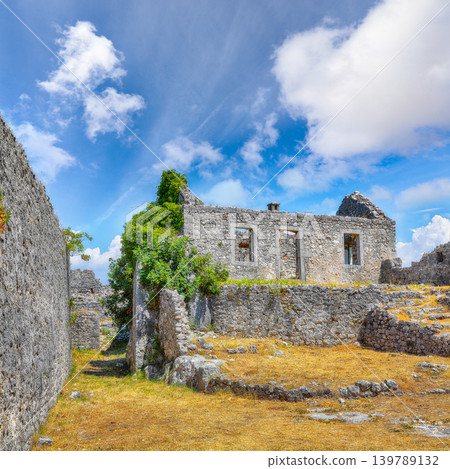 Amazing View of Zabljak Crnojevica Fortress ruins. Amazing View of Zabljak Crnojevica Fortress ruins. 139789132