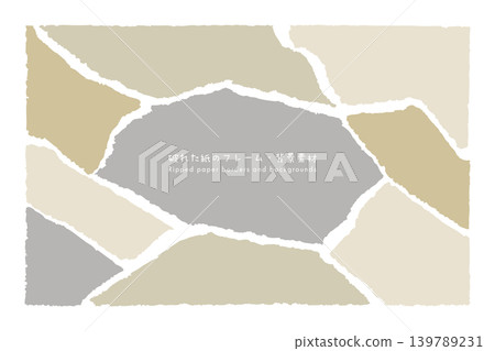 Torn paper frame/background material Torn paper frame/background material 139789231