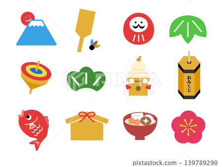 一月圖示集(無輪廓) 一月圖示集(無輪廓) 139789290