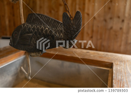 Photo of materials for a hearthside: Fish-shaped adjustable hook Photo of materials for a hearthside: Fish-shaped adjustable hook 139789303