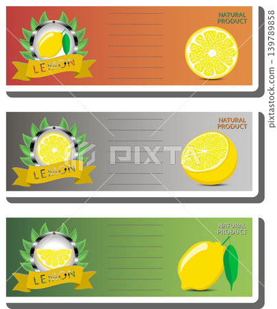 Fruit theme from set juicy delicious lemon of various sizes Fruit theme from set juicy delicious lemon of various sizes 139789858
