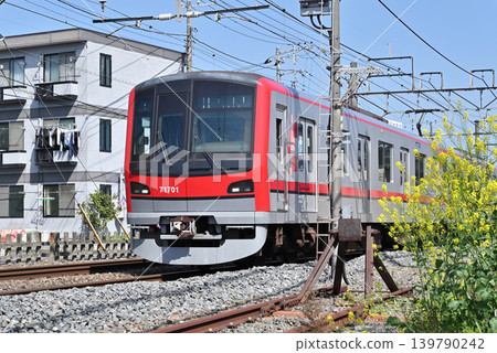 Railway (Private Railway): Tobu Isesaki Line, 70000 series, 71710F Railway (Private Railway): Tobu Isesaki Line, 70000 series, 71710F 139790242