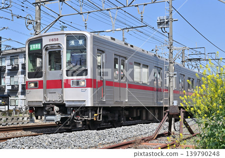 Railway (Private Railway): Tobu Isesaki Line, 10000 series, 11658F Railway (Private Railway): Tobu Isesaki Line, 10000 series, 11658F 139790248