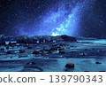 Starry sky by the sea 139790343