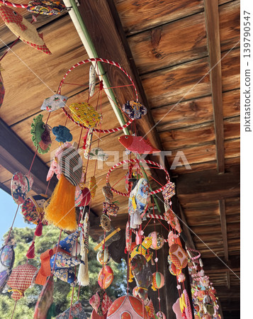 Hanging dolls at Kanzou Yashiki 139790547