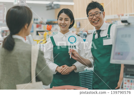 超級市場 超市 客人 139790576