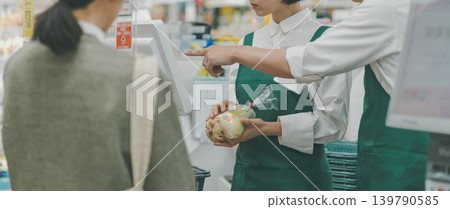 超級市場 超市 客人 139790585